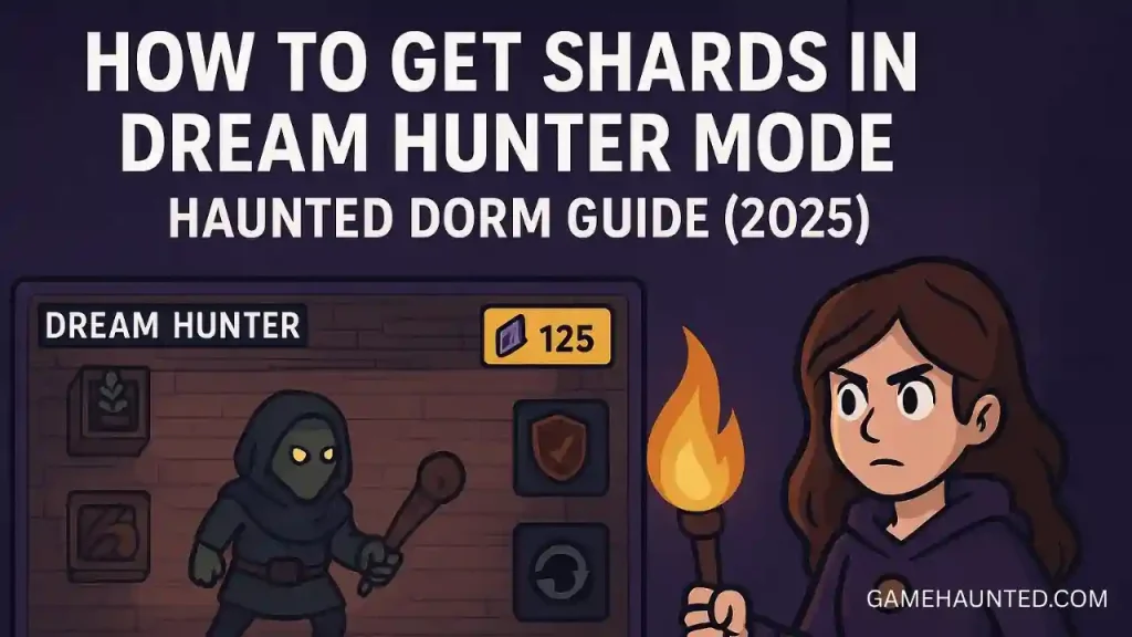 haunted dorm game tips and tricks Shards in Dream Hunter Mode